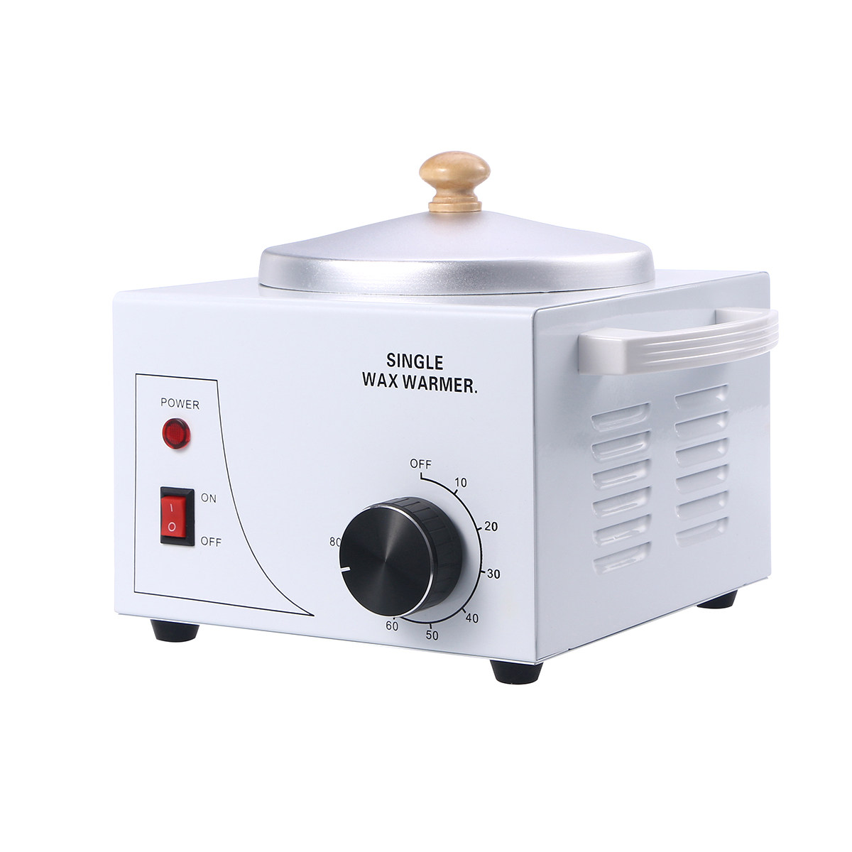 Wax Warmer - เครื่องอุ่นแว็กซ์แบบหม้อเดี่ยวระดับมืออาชีพ สำหรับร้านเสริมสวย ให้ความร้อนสม่ำเสมอ ใช้ได้กับแว็กซ์ทุกชนิด รวมถึงแว็กซ์แข็งและพาราฟิน