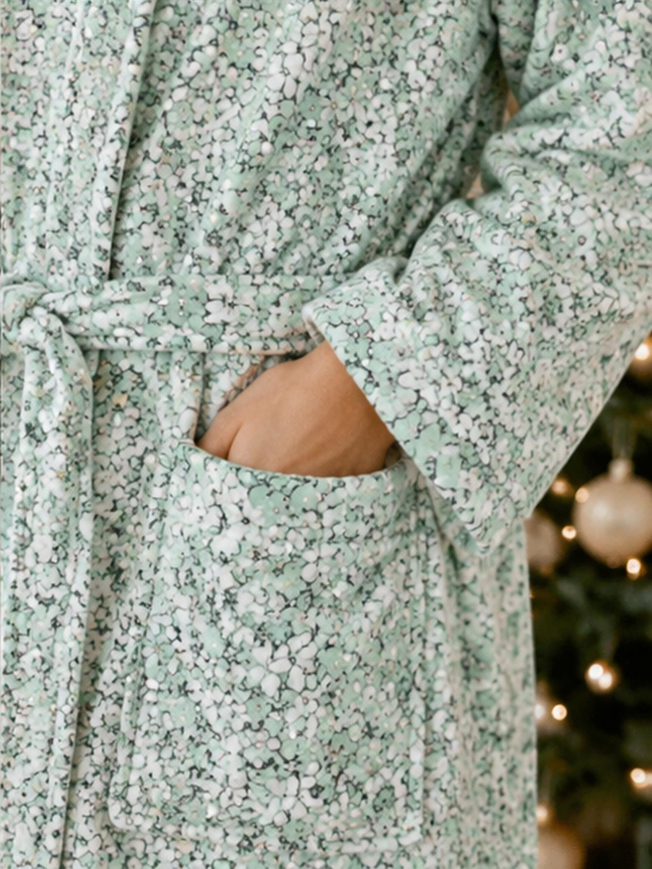 เสื้อคลุมอาบน้ำผ้าคอรัลฟลีซสำห - Bathrobe บทวิจารณ์และราคา