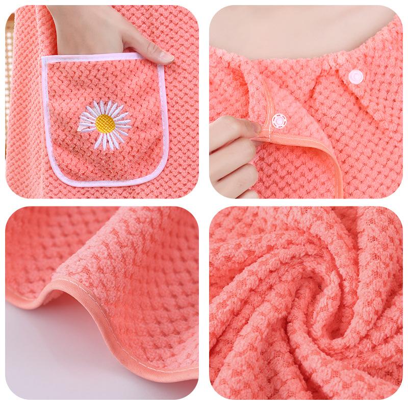 [ชุดผ้าขนหนูอาบน้ำแบบสวมใส่ได้ - Spa Towel บทวิจารณ์และราคา