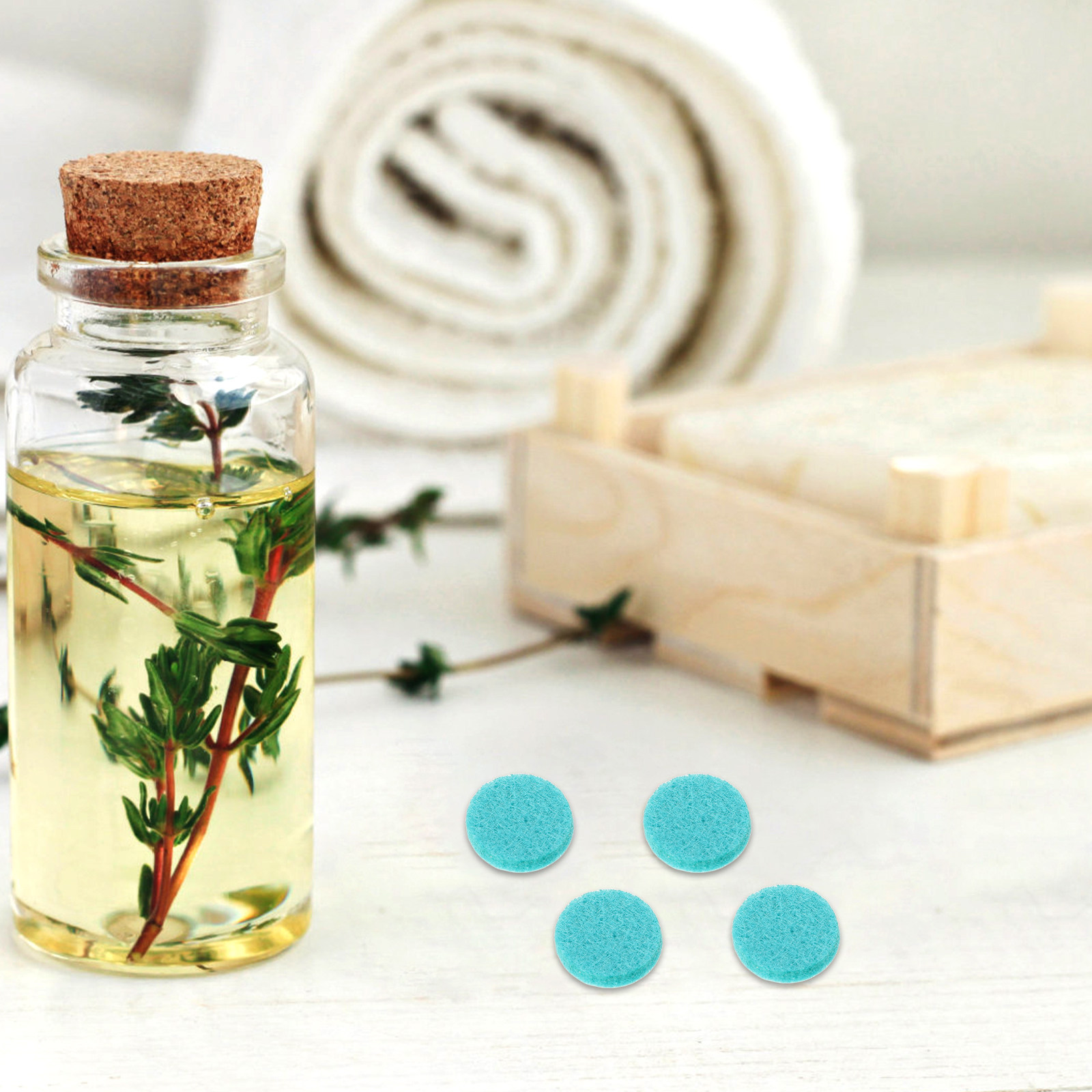 50 ชิ้น แผ่นสำหรับเครื่องพ่นอโ - Aromatherapy Diffuser บทวิจารณ์และราคา