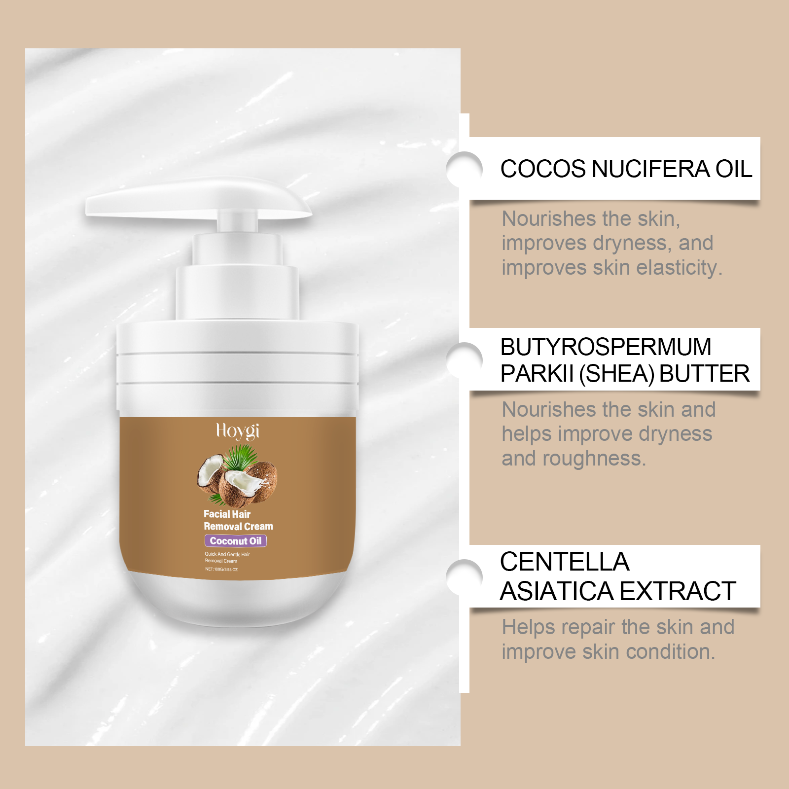 ครีมกำจัดขนจากมะพร้าว สำหรับผู - Body Oil บทวิจารณ์และราคา