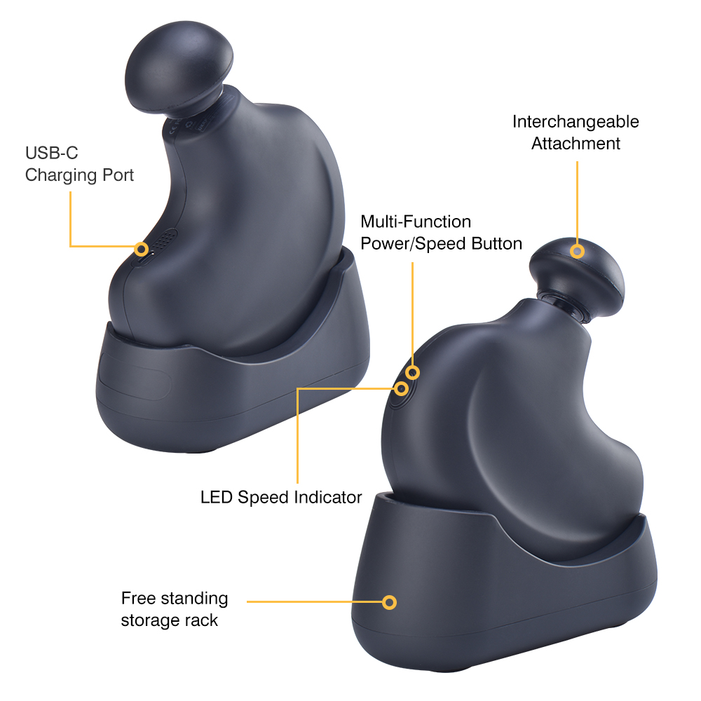 ปืนนวดกล้ามเนื้อแบบพกพา RTS คุ - Massage Gun บทวิจารณ์และราคา